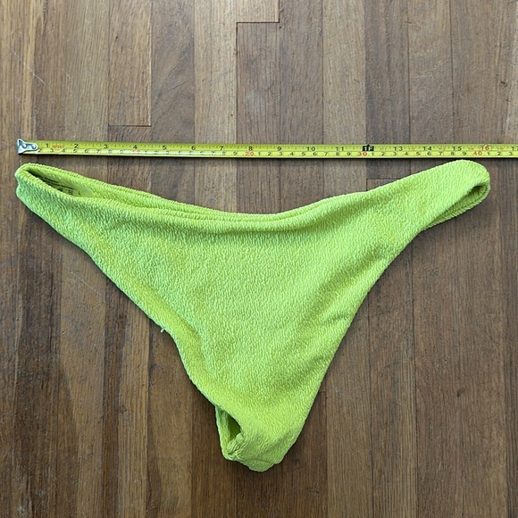 *last chance!!* Shein | Women’s lime green terry cloth bikini swimsuit - Picture 15 of 16